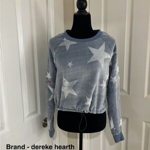 Derek Heart Starry Blue Sweatshirt